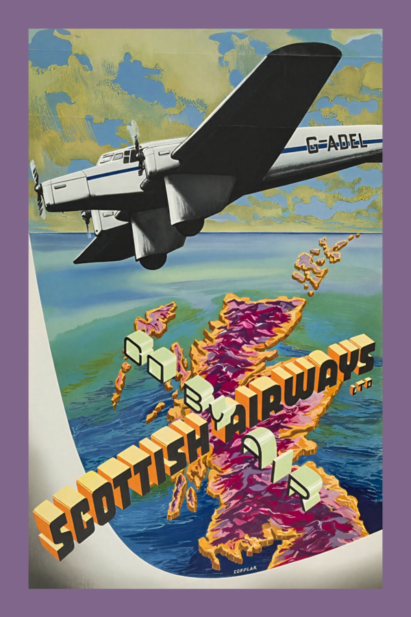 Scottish Airways Poster Print