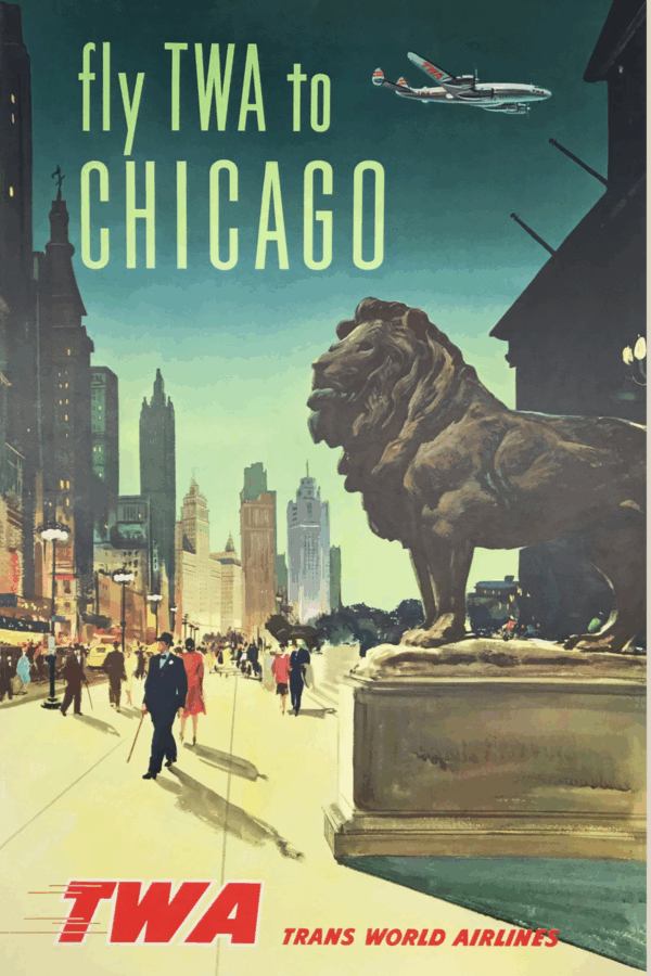 Fly TWA to Chicago